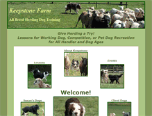 Tablet Screenshot of keepstonefarm.com